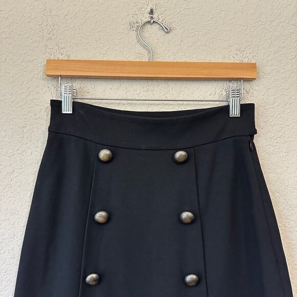 TIBI Mini Skirt Black Knit Pleated A-Line Sailor Academia Preppy 90s - Picture 3 of 8